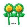 Morning Exercises/Dance Performance/2 Pair Kids Toy Sunflower Dumbbell with Bell