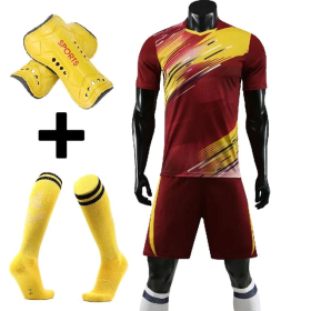 Children's Football Uniform Suit Sports Training Uniform (Option: Suit1-26)