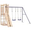 Outdoor Playset Solid Wood Pine