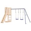 Outdoor Playset Solid Wood Pine